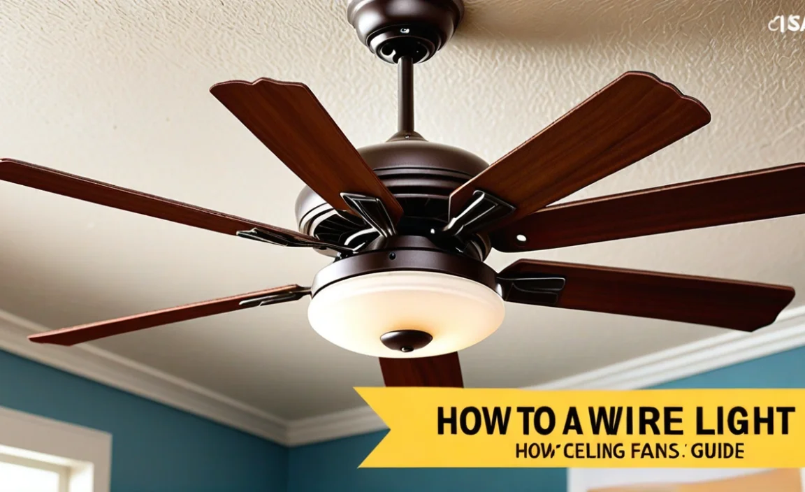 How To Wire A Ceiling Fan And Light: Step-By-Step Guide
