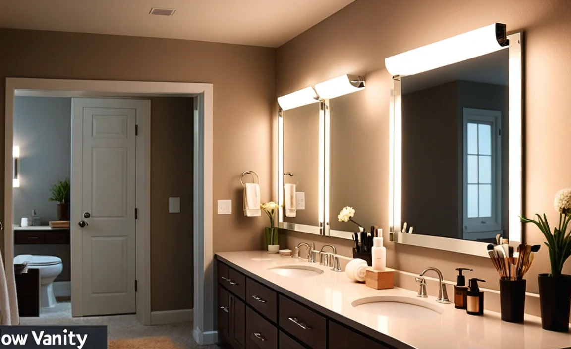 How Wide Should Vanity Light Be Compared To Mirror?