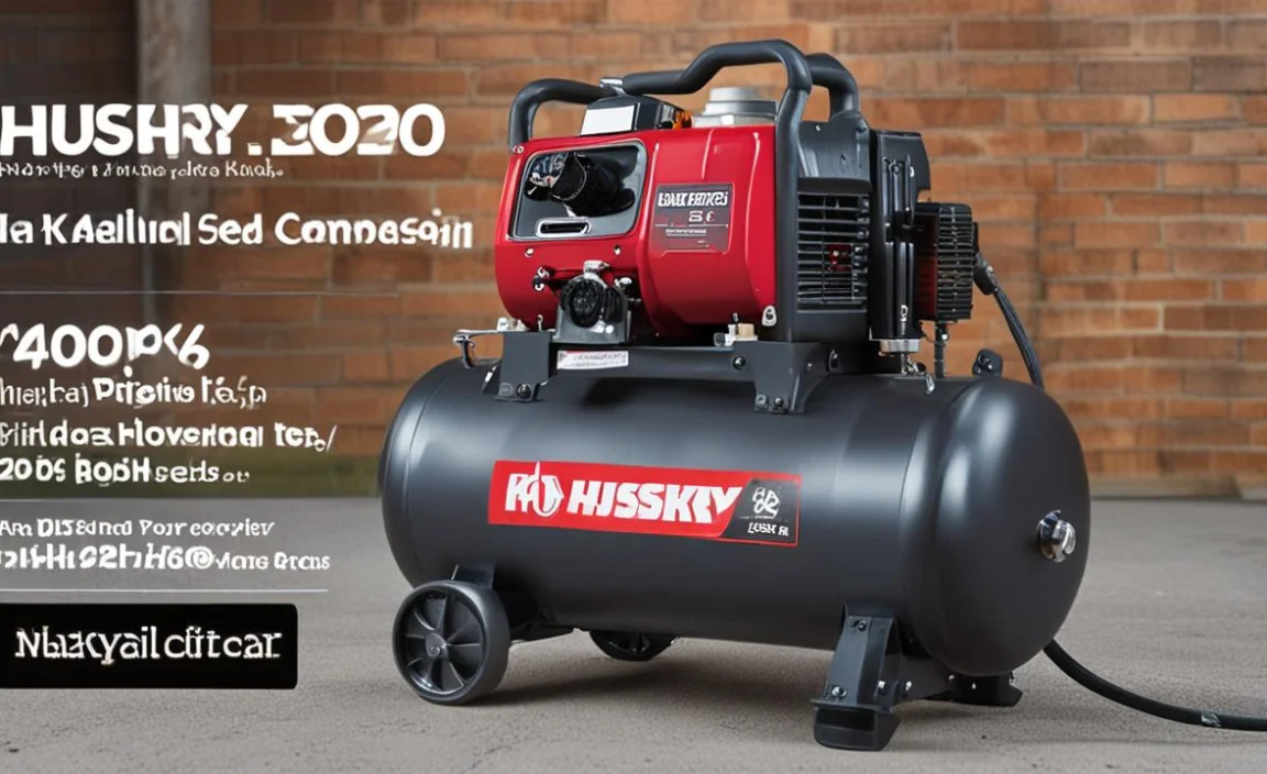 Husky 20 Gallon 175 Psi Air Compressor – Powering Your Projects With Precision