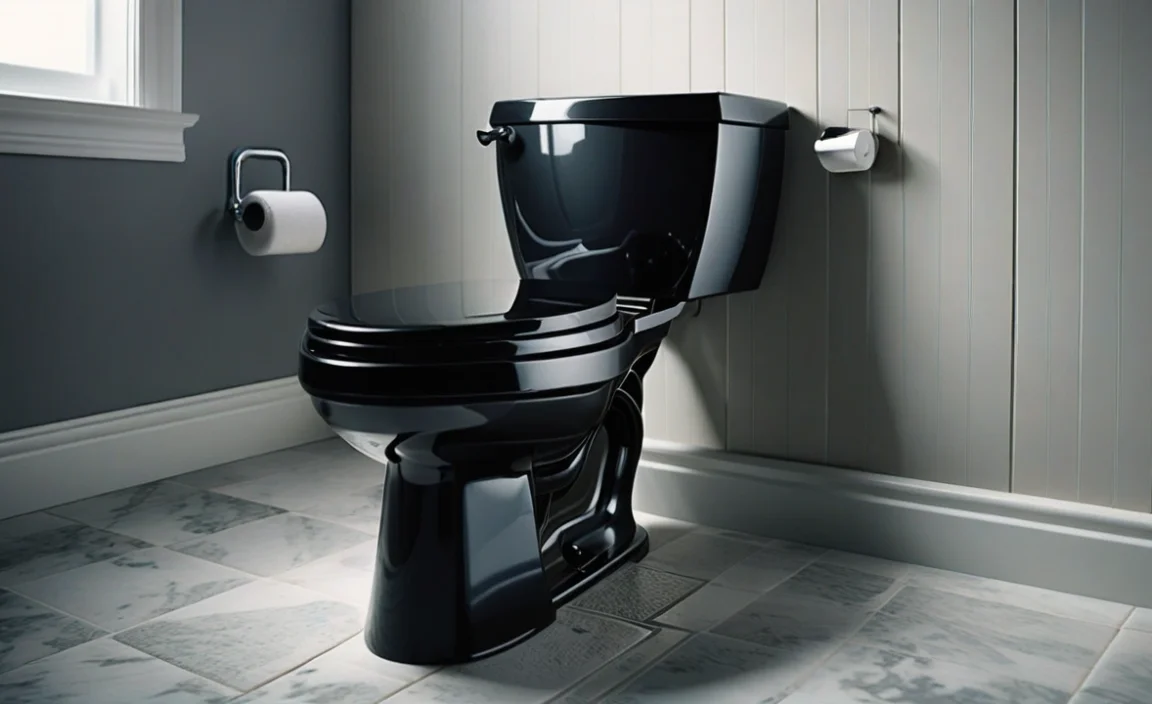 Identifying Signs of Black Toilet Water