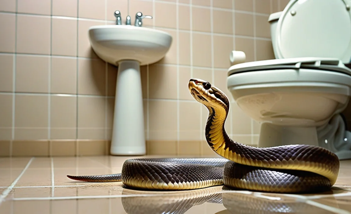 Identifying Signs of Snakes in Your Bathroom