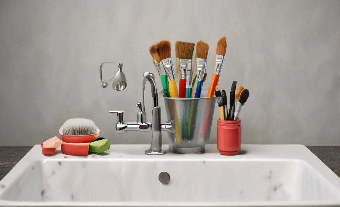 Is It Ok To Wash Paint Brushes In The Sink? Find Out!