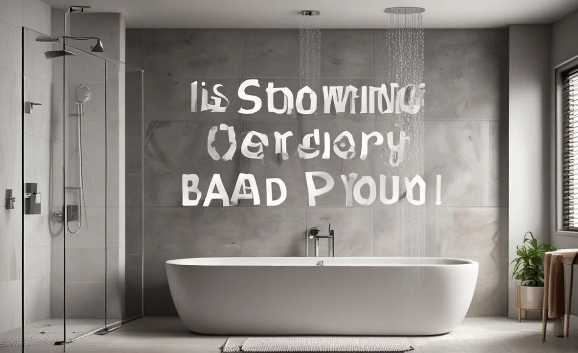 Is Showering Bad For You? Uncover The Truth Here!