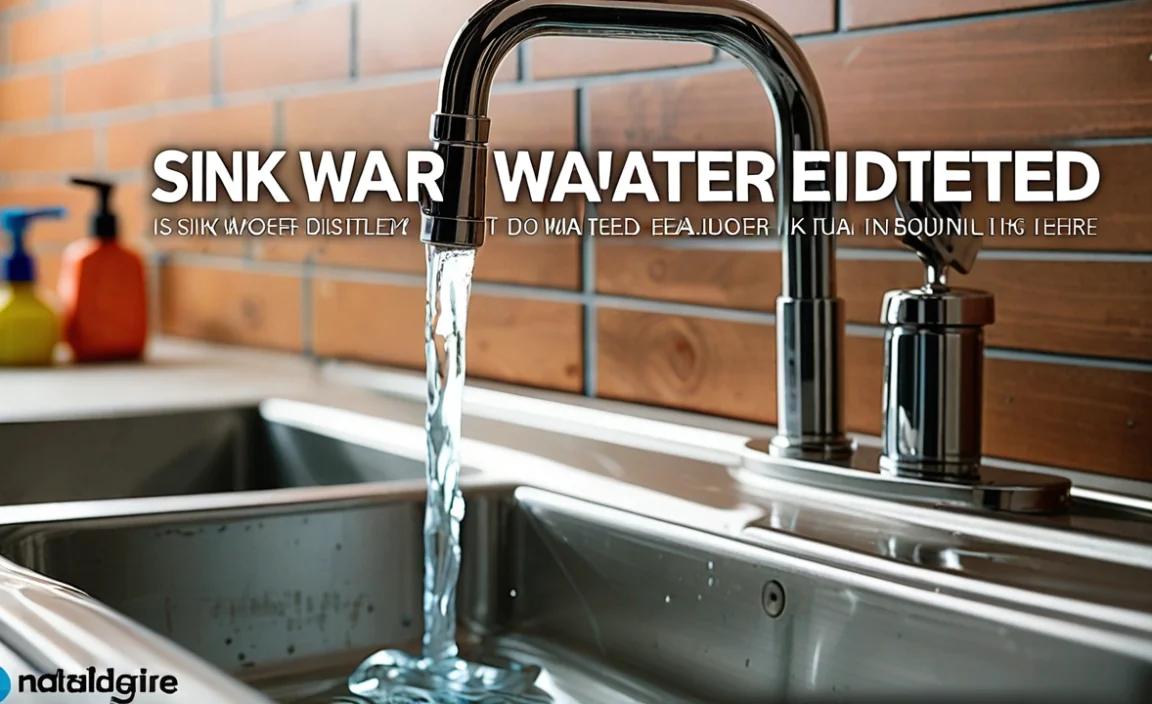 Is Sink Water Distilled? Uncover The Truth Here!