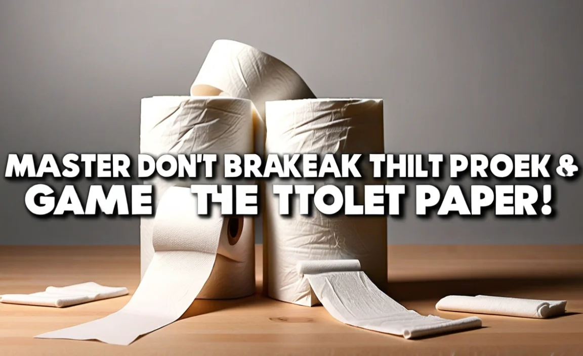 Master The Don’T Break The Toilet Paper Game: Tips & Tricks!