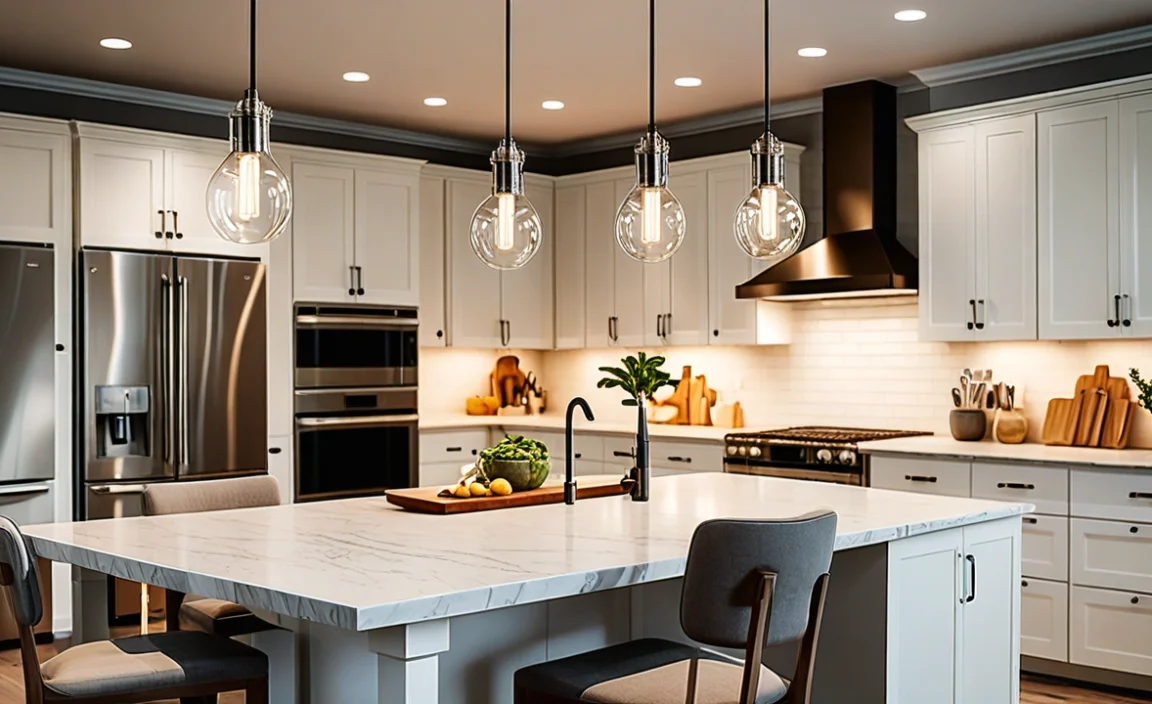 Materials Used in 3 Light Pendants