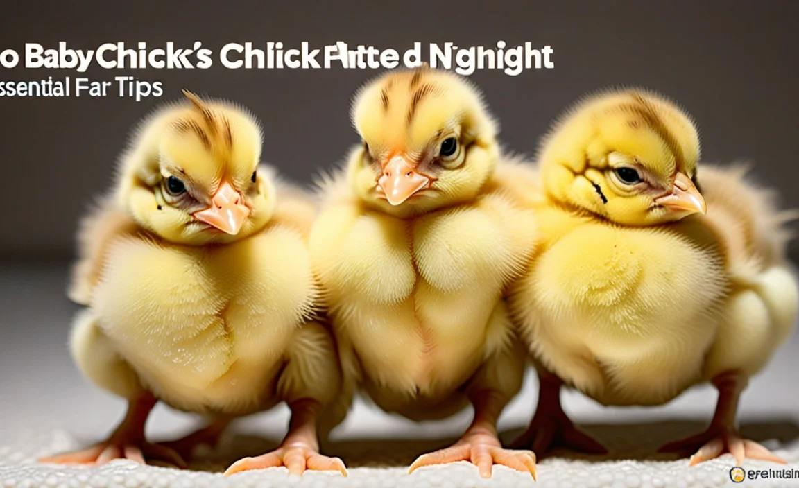 Nighttime Care for Baby Chicks