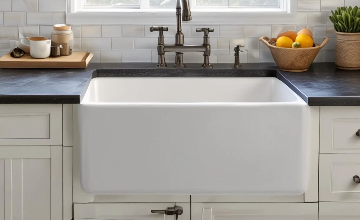 Perfect Farmhouse Sink Size For 36 Inch Cabinet