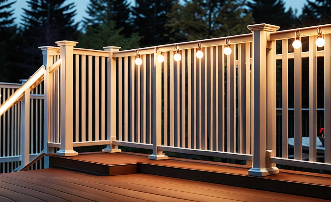 Popular Placement Ideas for Deck Railing Lights