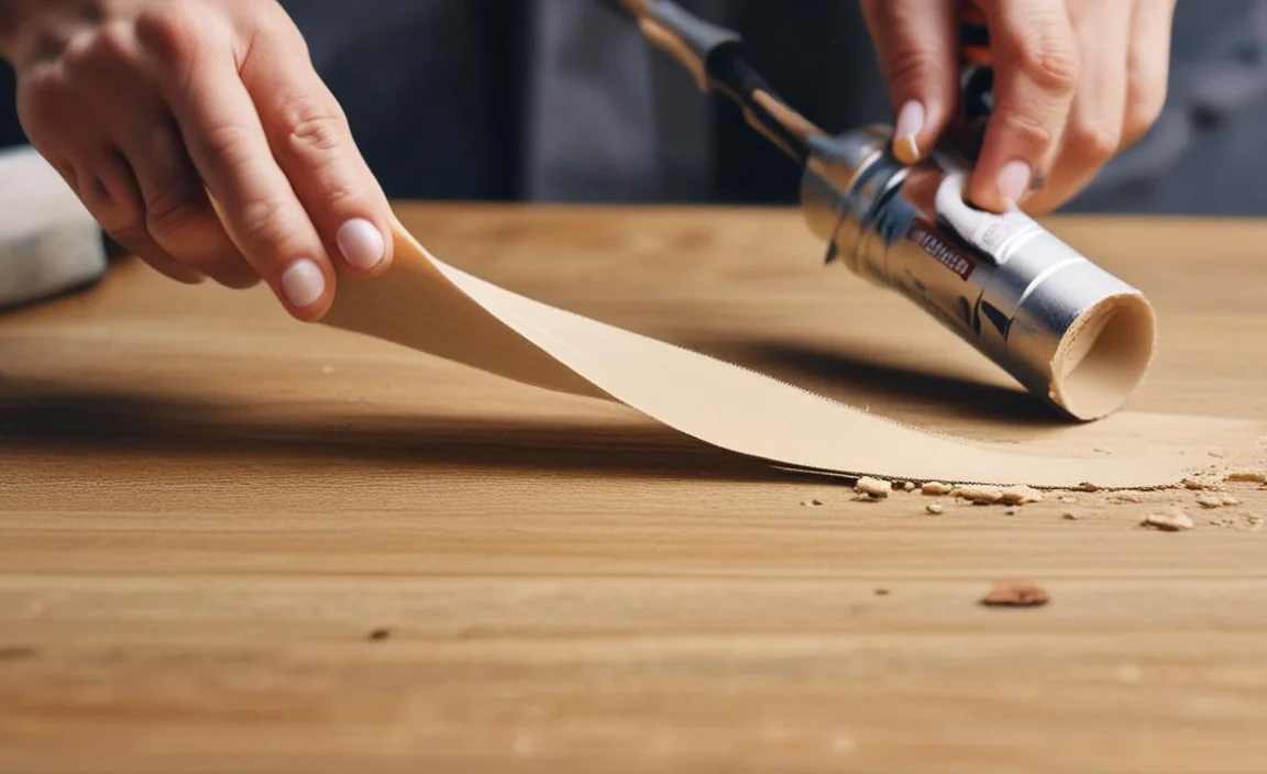 Preparation for Removing Wood Glue