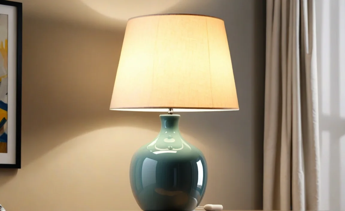 Preparing the Lamp Shade for Painting