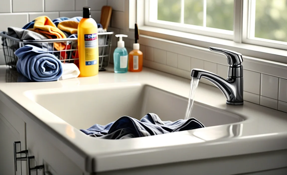 Preparing Your Clothes for Sink Washing