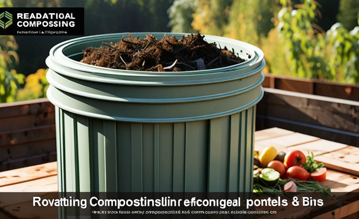 Rotating Bin Composting: Fixing Problems Effortlessly