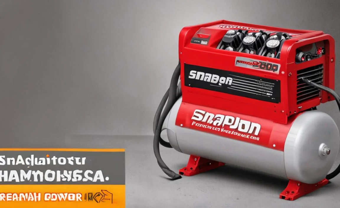 Snap On 20 Gallon Air Compressor: Power And Performance