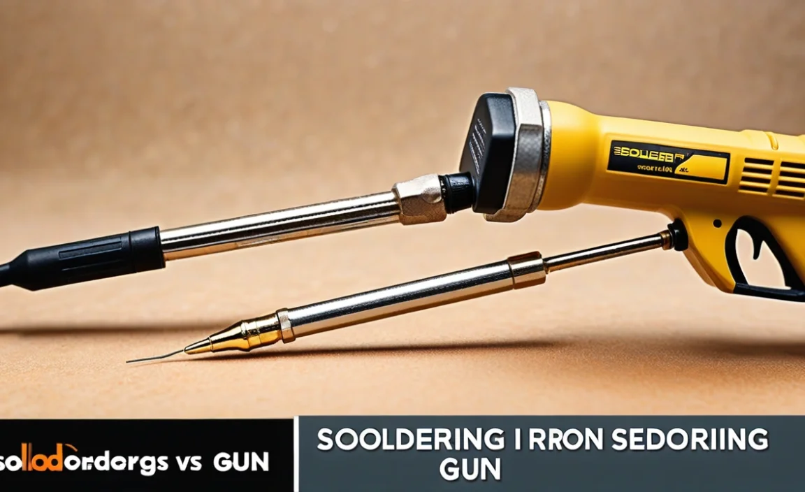 SOLDERING IRON VS. SOLDERING GUN