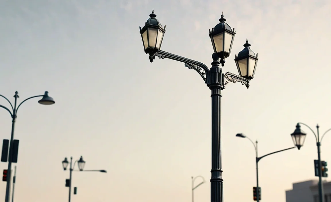 Standard Heights of Lamp Posts