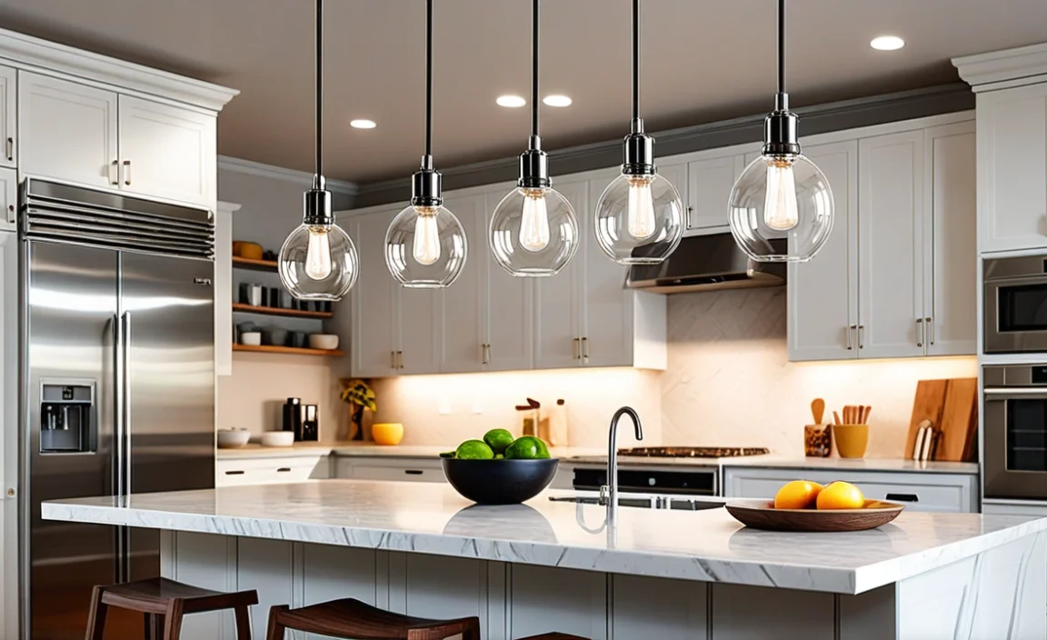 Stylish 3 Light Pendant Lighting For Kitchen Island Ideas