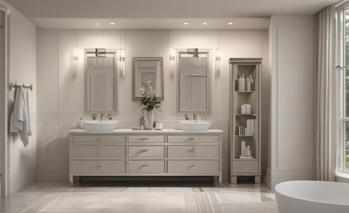 Stylish Brushed Nickel Sconces For Bathroom Lighting