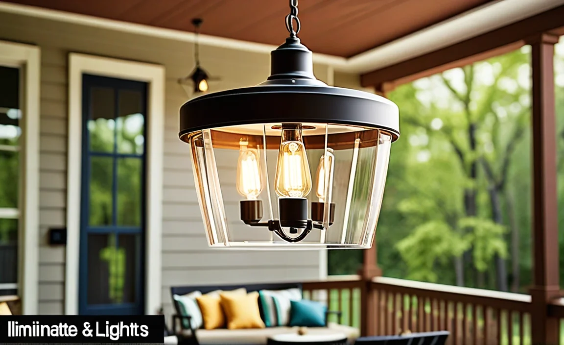 Stylish Hanging Light For Porch: Illuminate Your Outdoors!