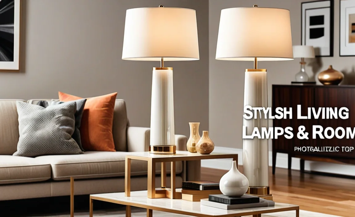 Stylish Lamps For Living Room End Tables: Top Picks!
