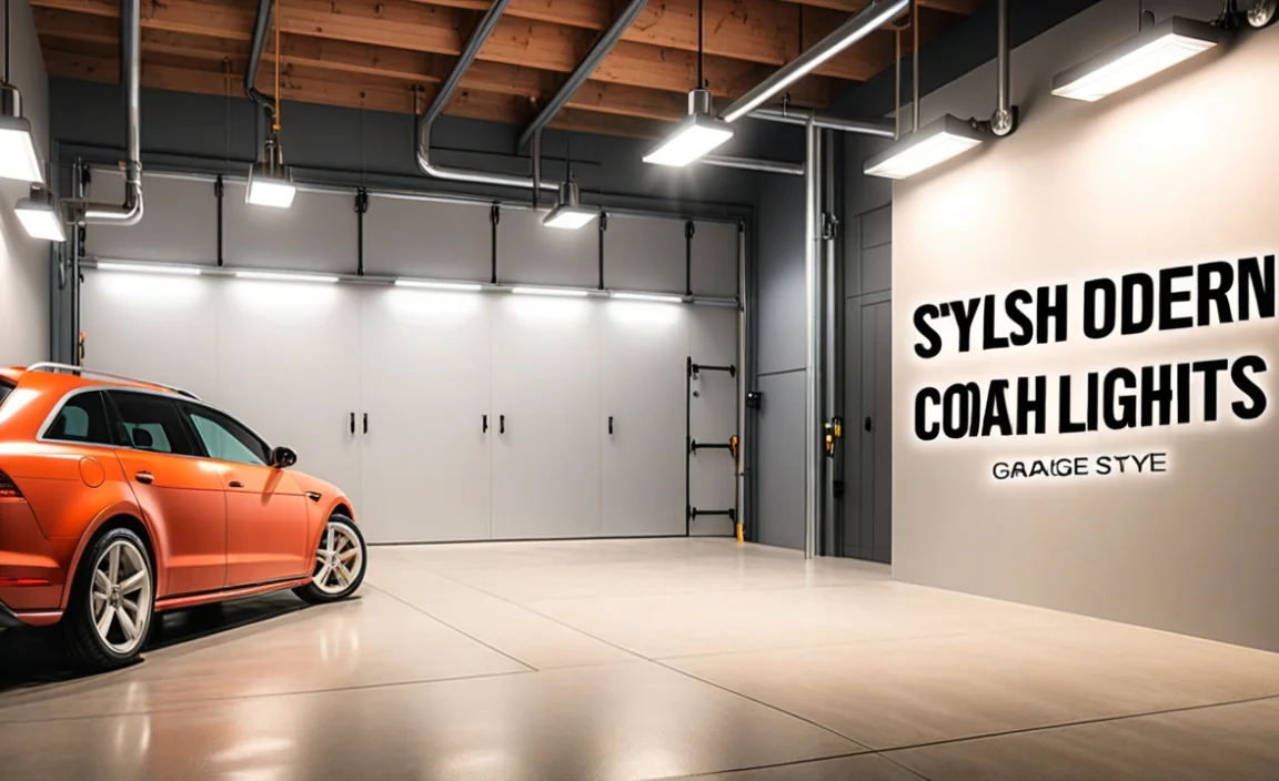 Stylish Modern Coach Lights For Garage: Illuminate With Style