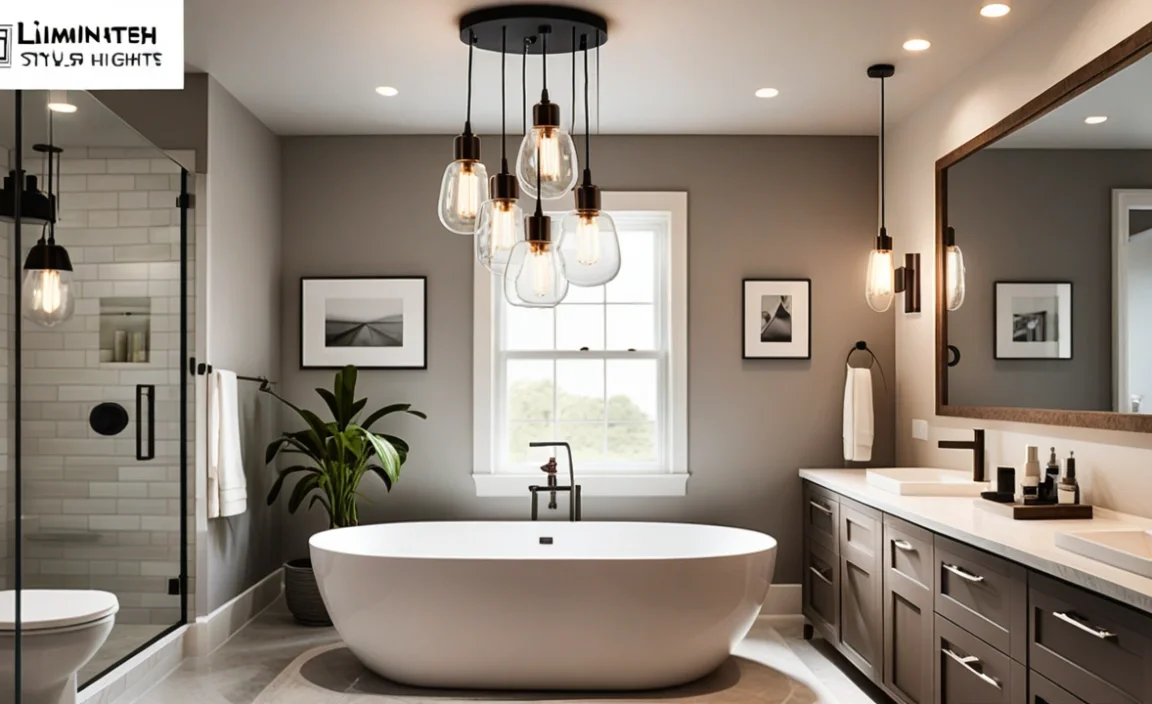 Stylish Pendant Lights For Bathroom: Illuminate Your Space