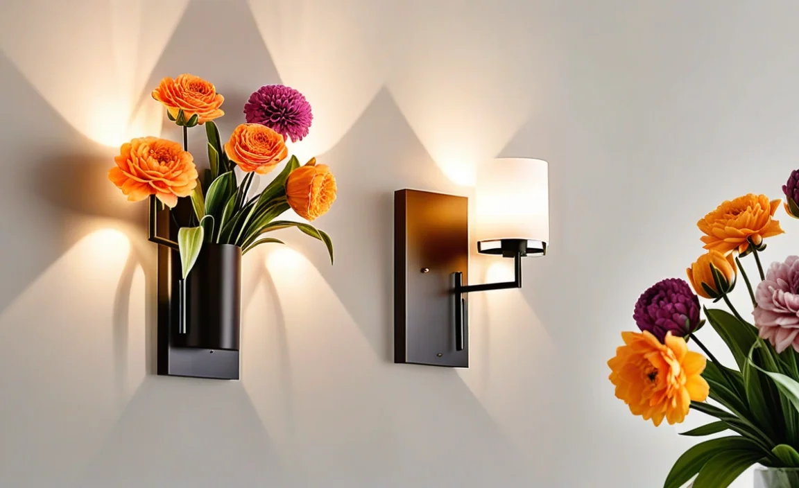 The Benefits of Using Wall Sconces for Flowers