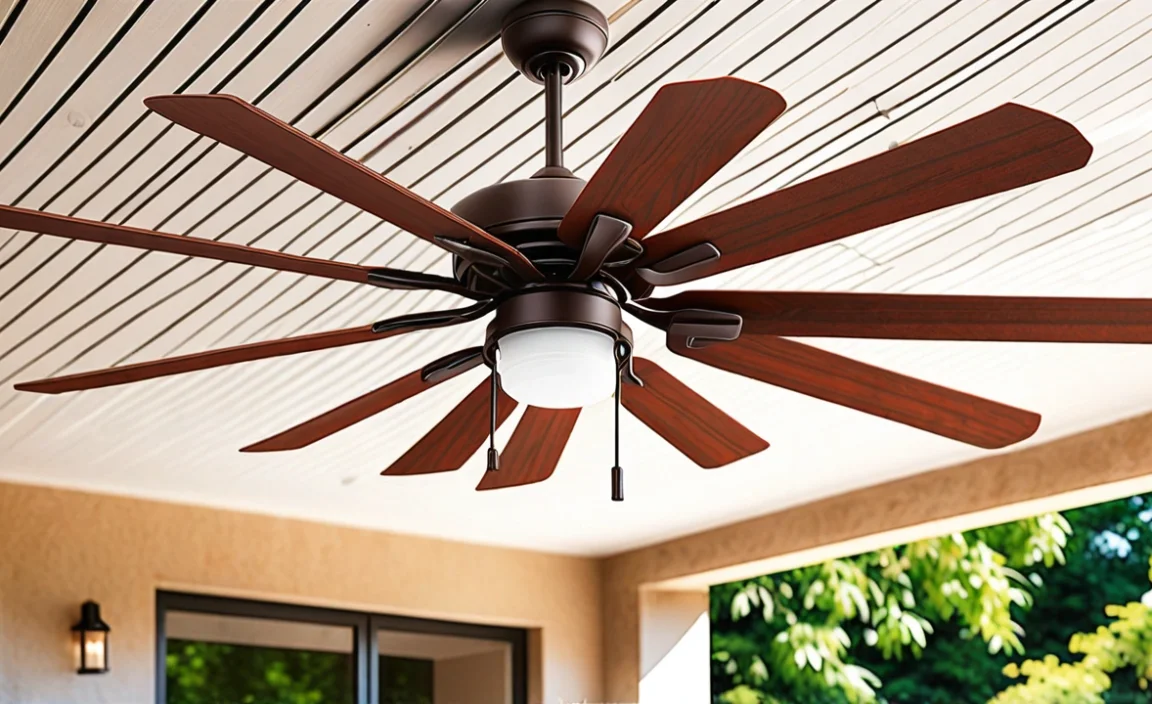 Top 10 Best Outdoor Ceiling Fans With Light For 2023
