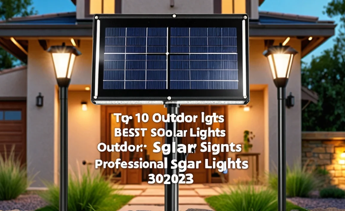 Top 10 Best Outdoor Solar Lights For Signs In 2023