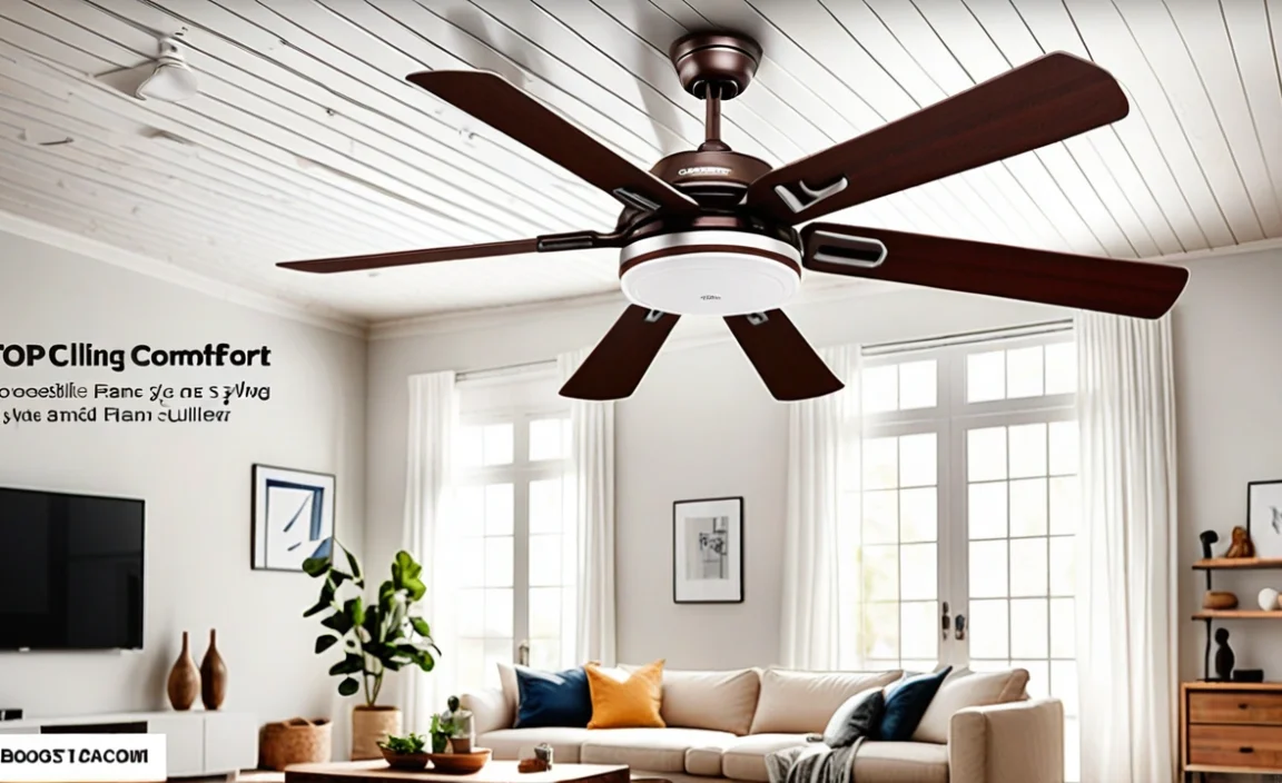 Top Ceiling Fans For Shop: Boost Comfort & Style