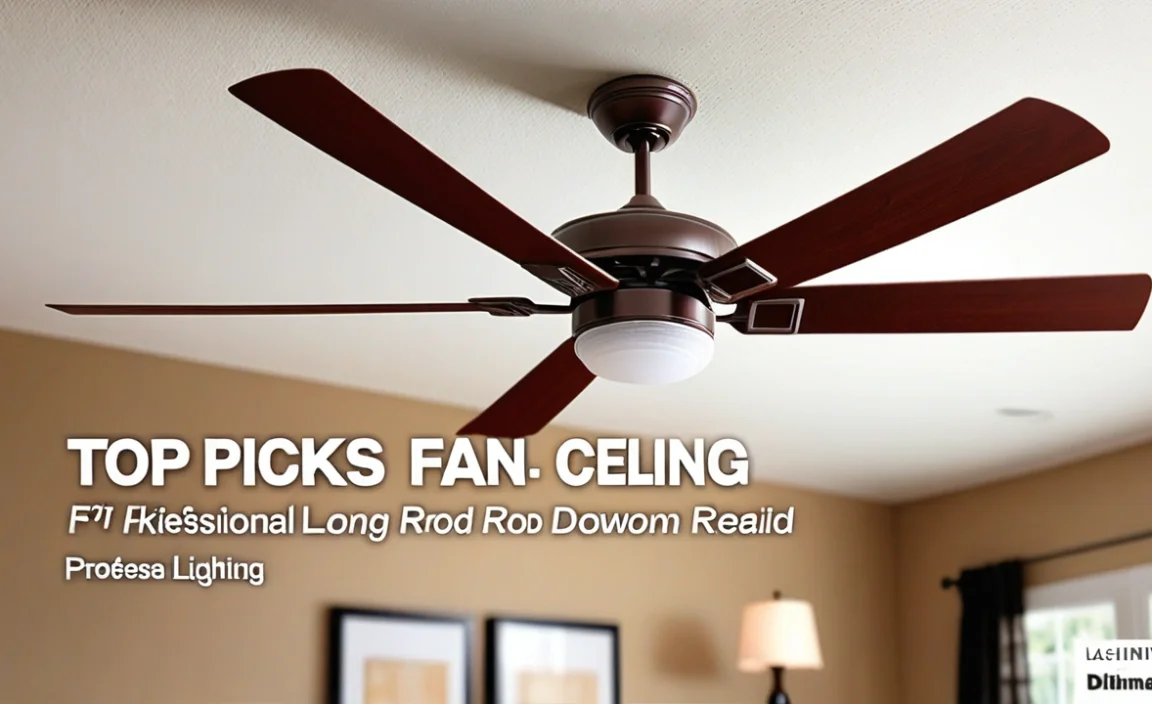 Top Picks For Best Ceiling Fan With Long Downrod
