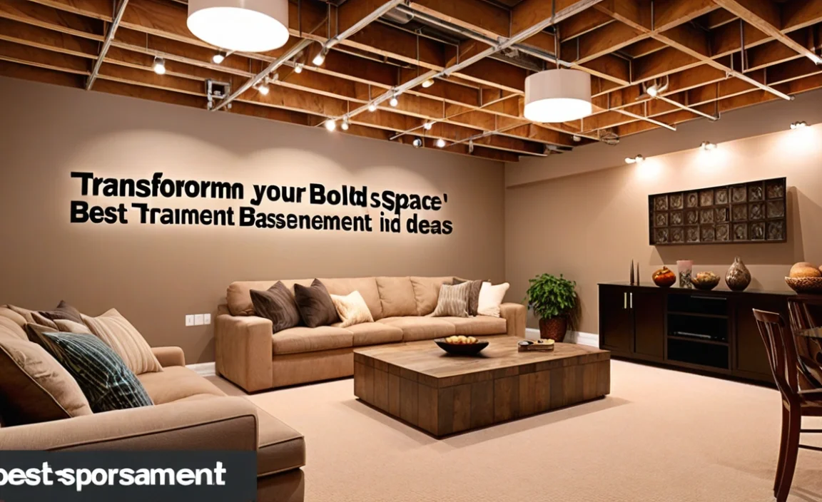 Transform Your Space: Best Lighting For Basement Ideas