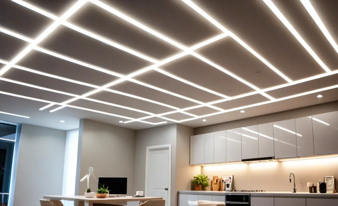 Types of LED Lights Suitable for Drop Ceilings