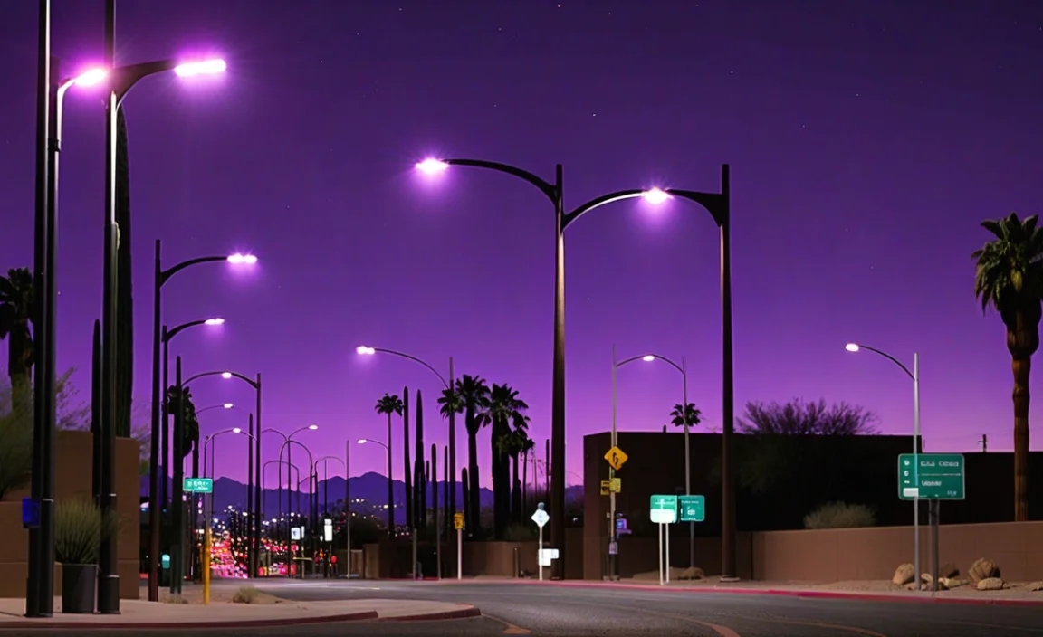 Understanding the Color Purple in Street Lights