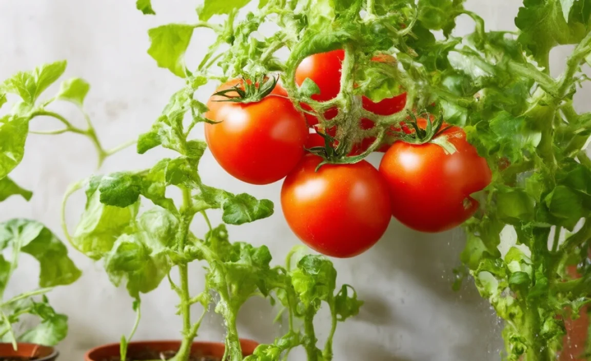 Watering Tomatoes in Containers