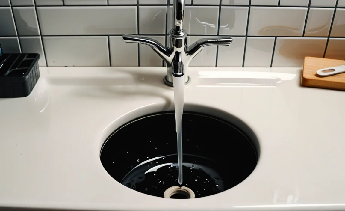 What Causes Black Gunk in Sink Drains?