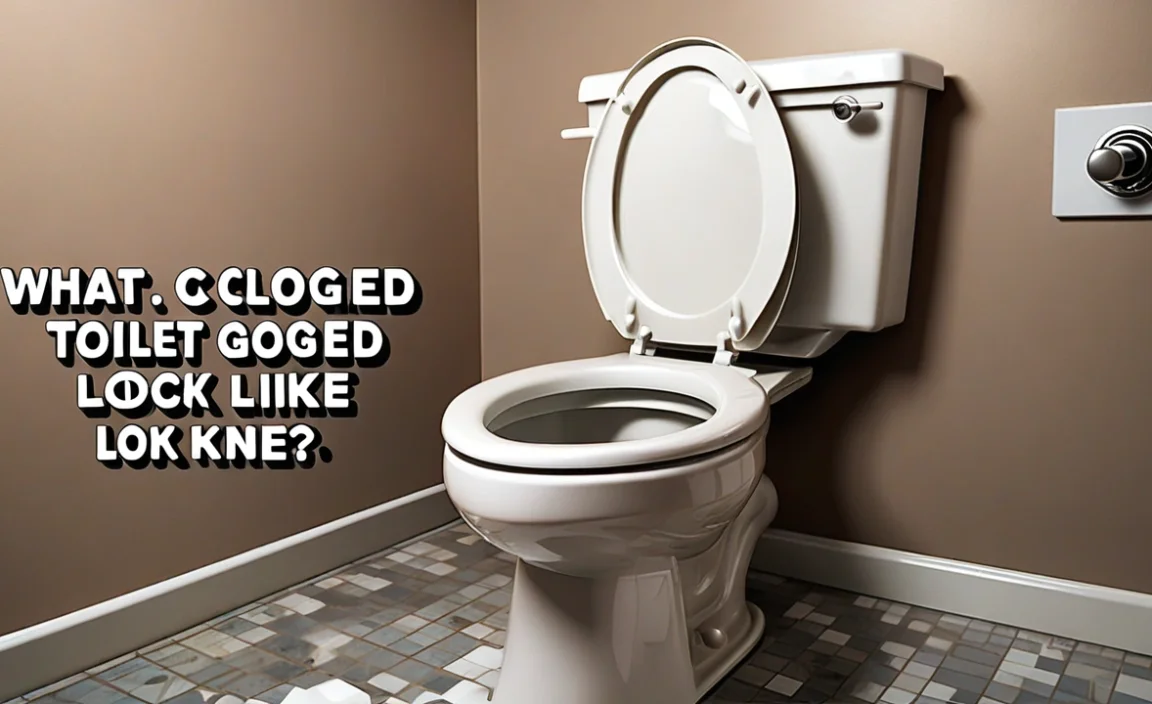 What Does A Clogged Toilet Look Like? Signs To Know!
