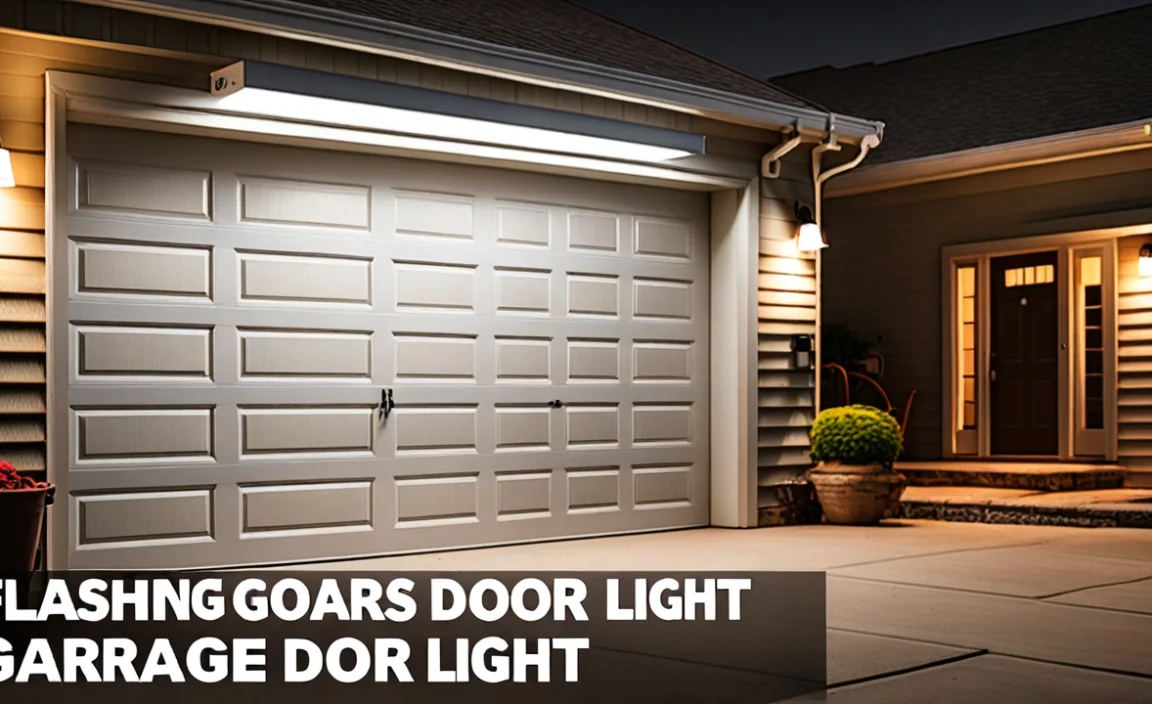 What Does A Flashing Garage Door Light Mean? Find Out!