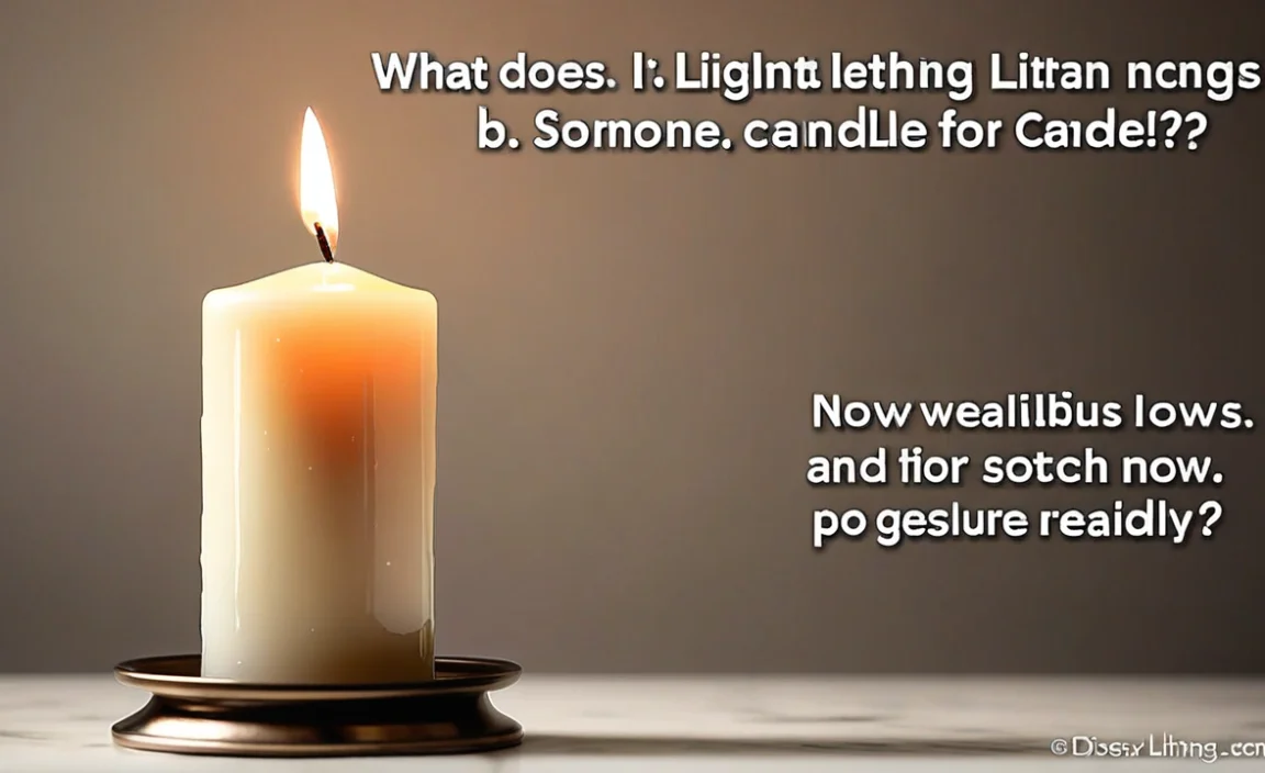 What Does Lighting A Candle For Someone Mean? Discover Now!