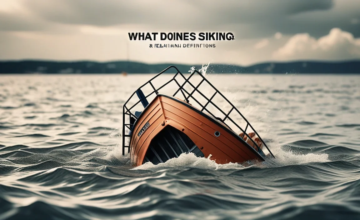 What Does Sinking Mean? Discover Its Definitions Here!