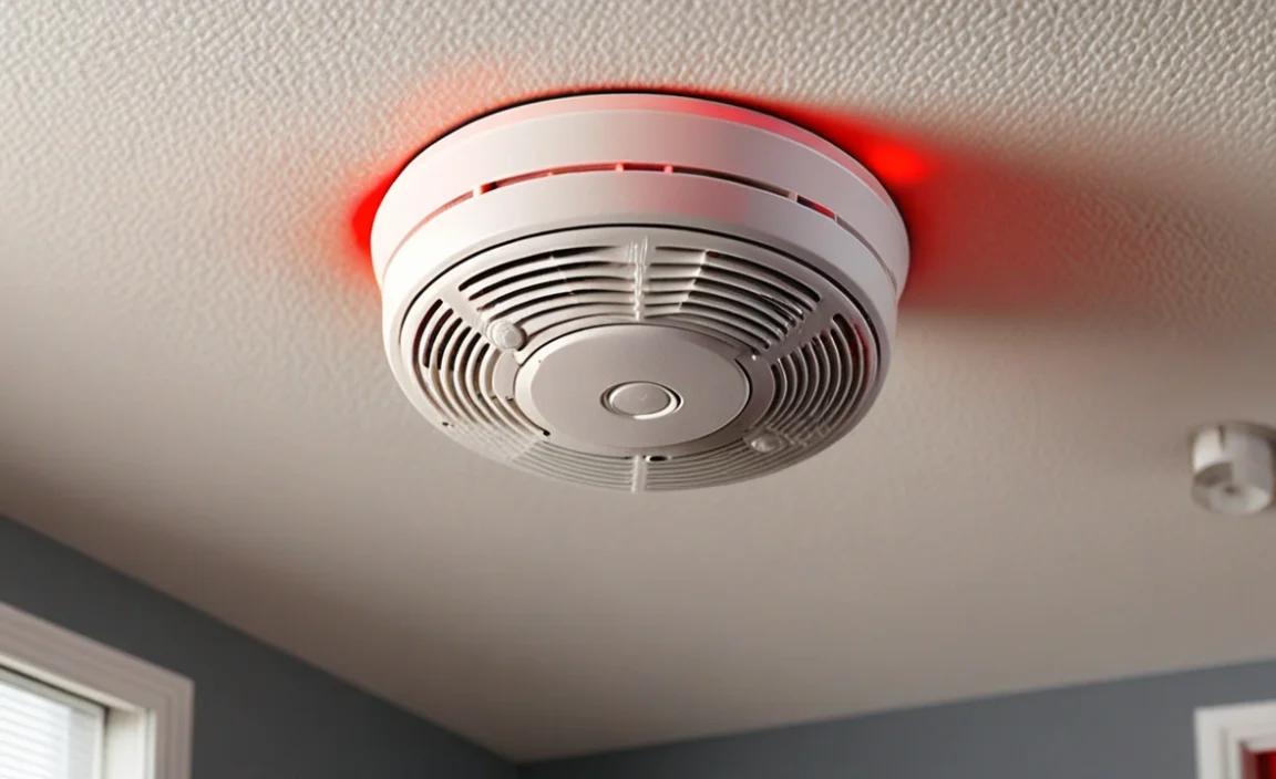 What Does Solid Red Light On Smoke Detector Mean?