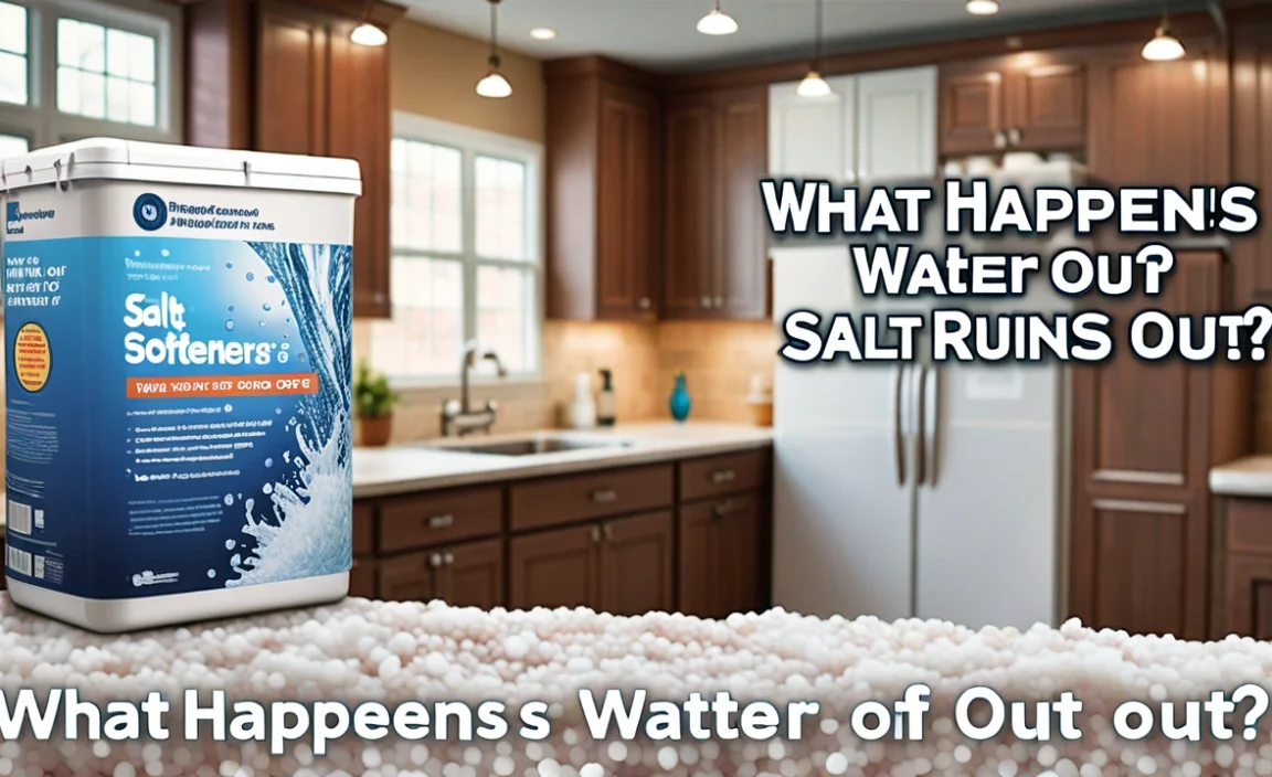 What Happens If Water Softener Runs Out Of Salt? Faqs