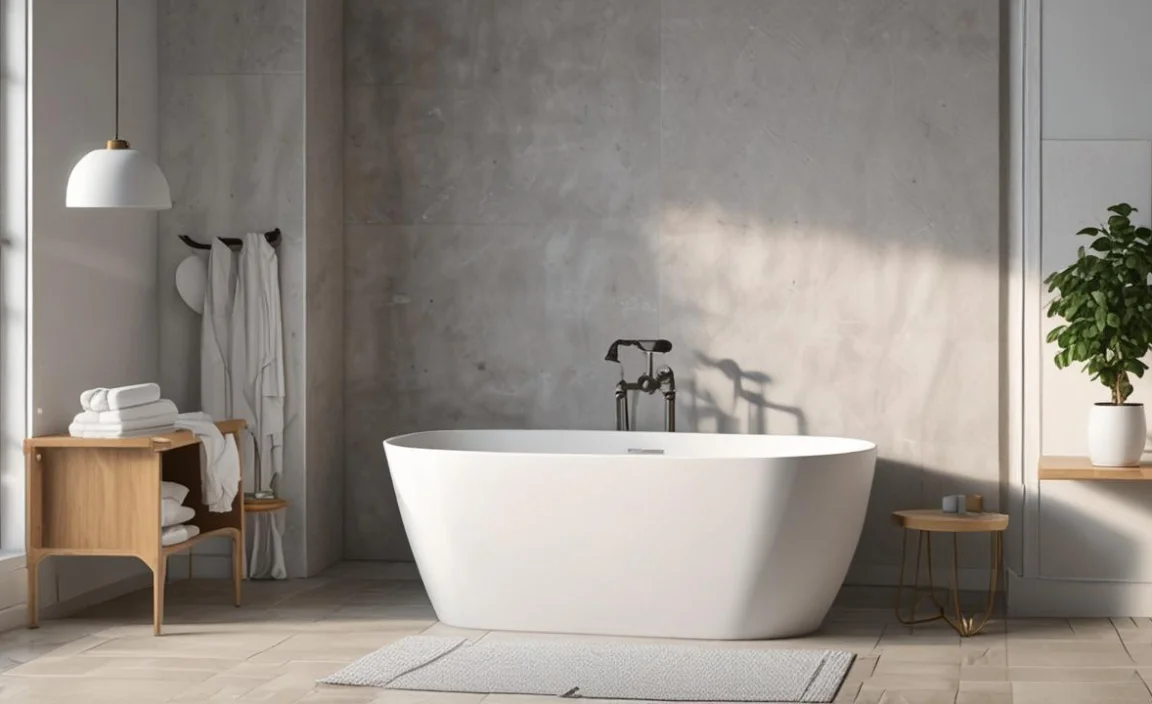 What Is A Bathtub Made Of? Discover Material Types!