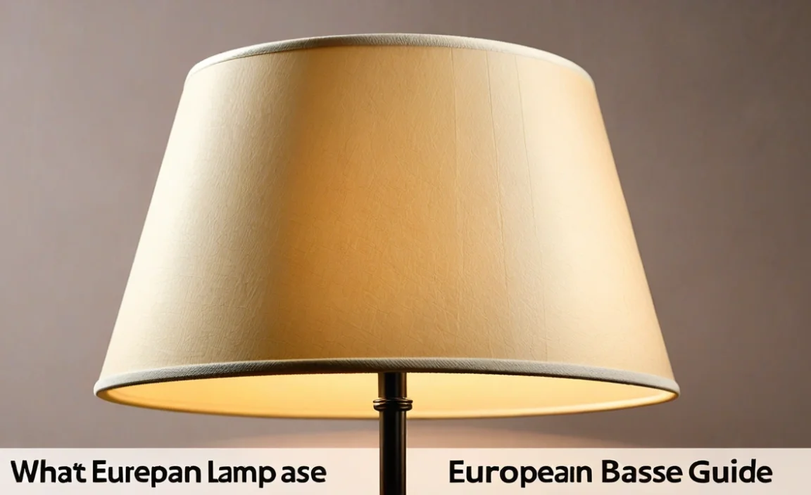What Is A European Lamp Shade Base? A Complete Guide