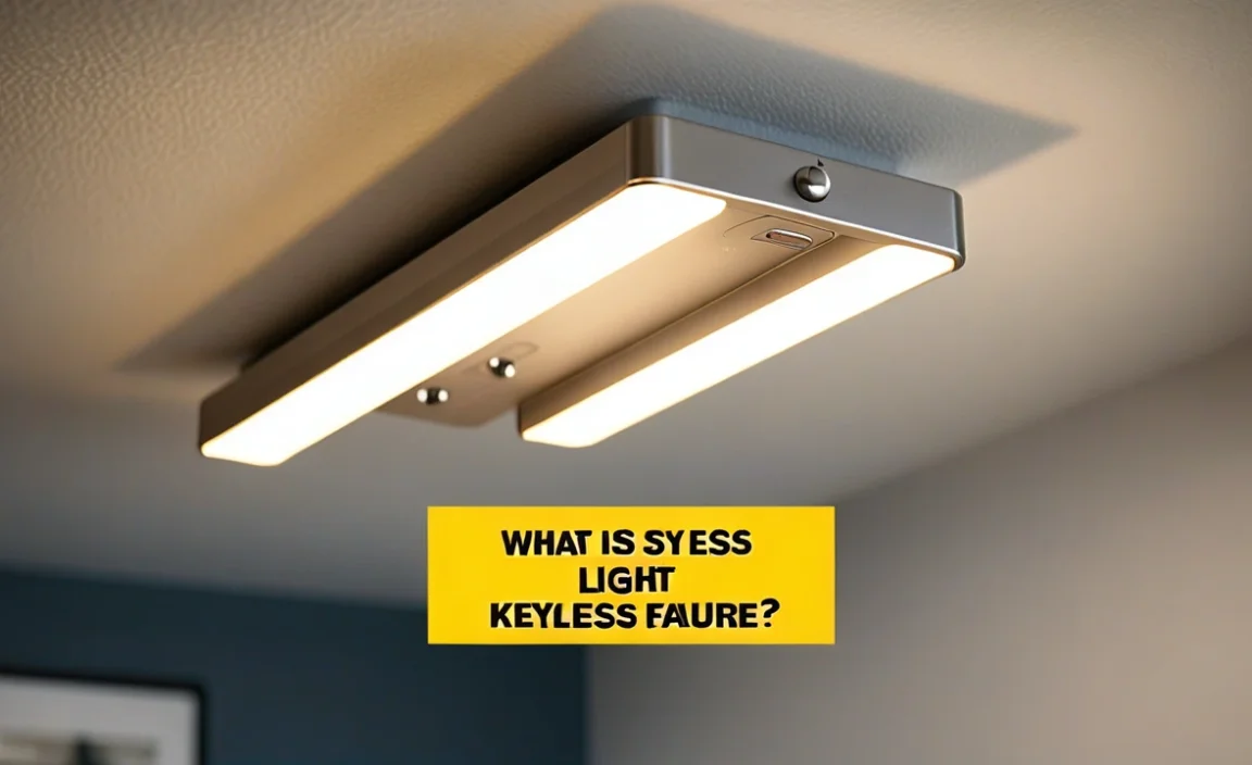 What Is A Keyless Light Fixture? Easy Guide Explained!