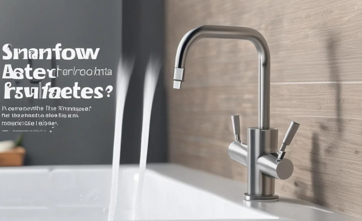 What is a Low Flow Faucet? Smart Water Savings!