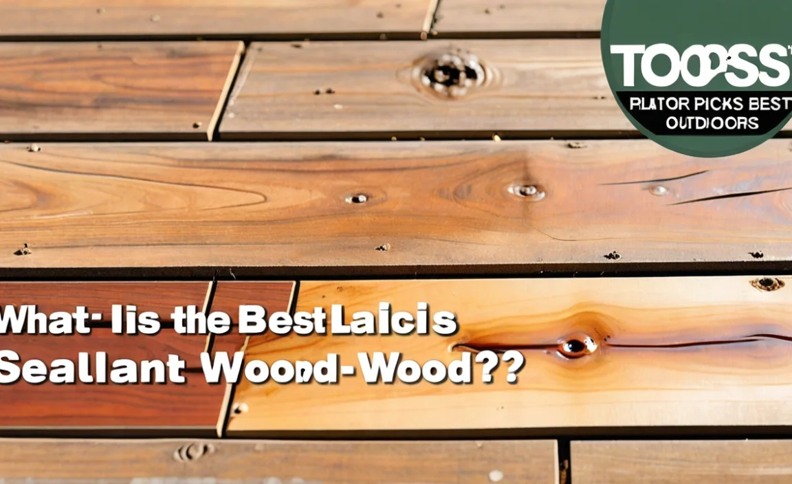 What Is The Best Sealant For Outdoor Wood? Top Picks!