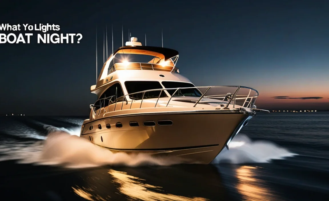What Lights Do You Need On A Boat At Night? A Quick Guide
