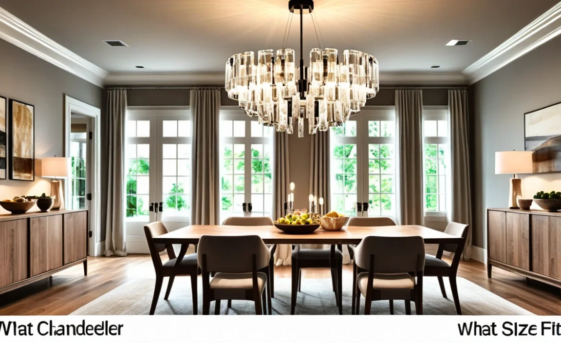 What Size Chandelier For Dining Room: Find Your Perfect Fit