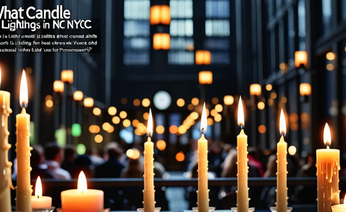 What Time Is Candle Lighting In Nyc? Find Out Here!